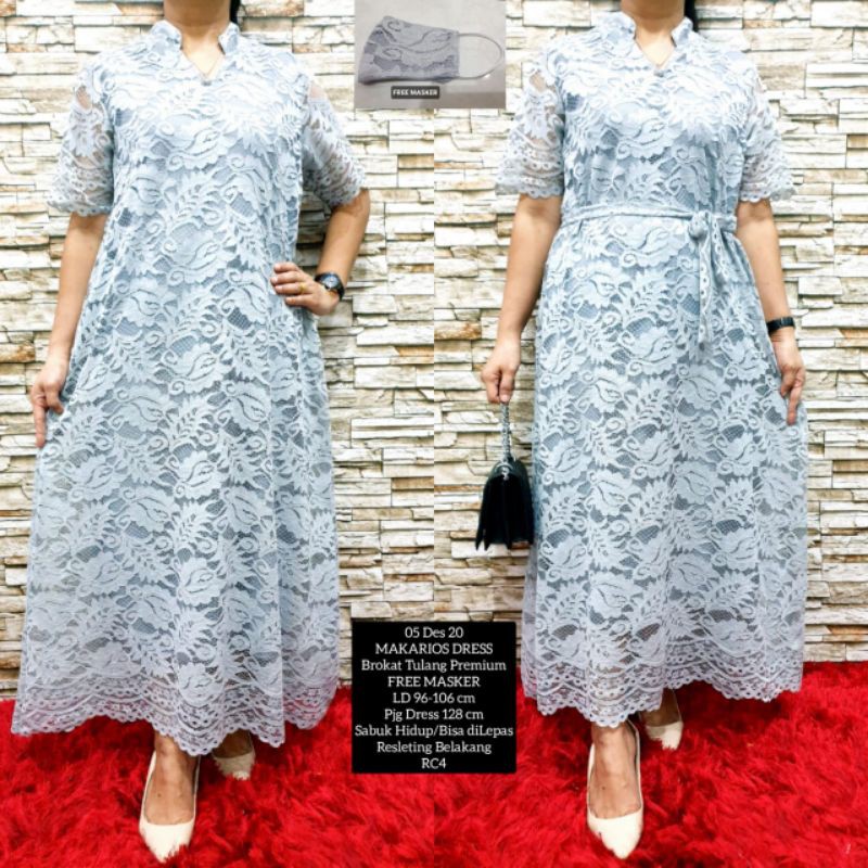 dress long brokat