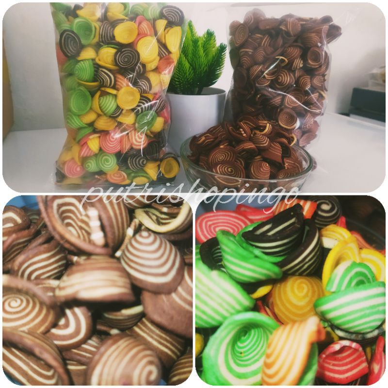 KUPING GAJAH / KUPING GAJAH RAINBOW / KUPING GAJAH PELANGI / WARNA WARNI / KUKER / HEMPERS / PARCEL 