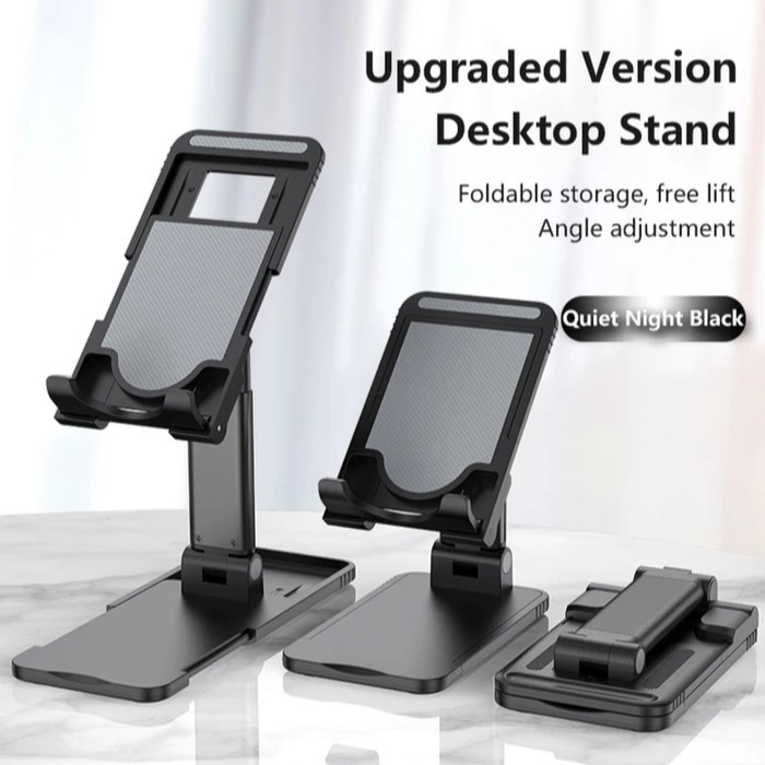 Lazy Ipad / Phone Holder Alumunium Alloy Stand Hp Tab Gen 2