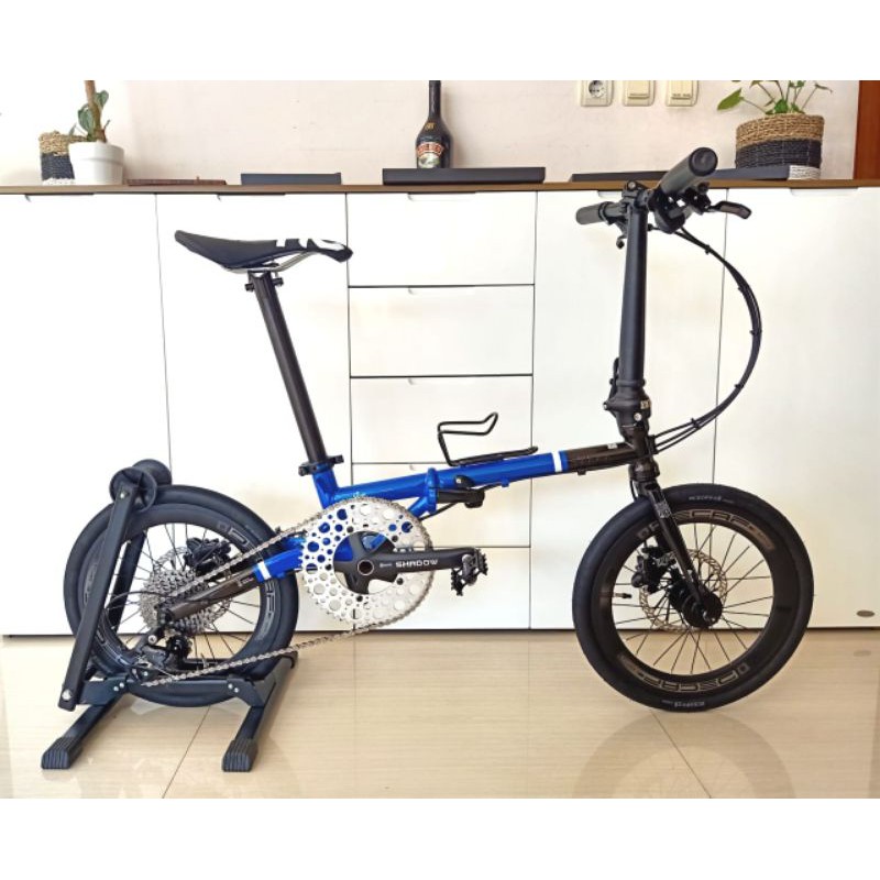 99% LIKE NEW FNHON GUST 2020 DISC BRAKE 16" FULL BIKE SELI SEPEDA LIPAT FOLDING BIKE