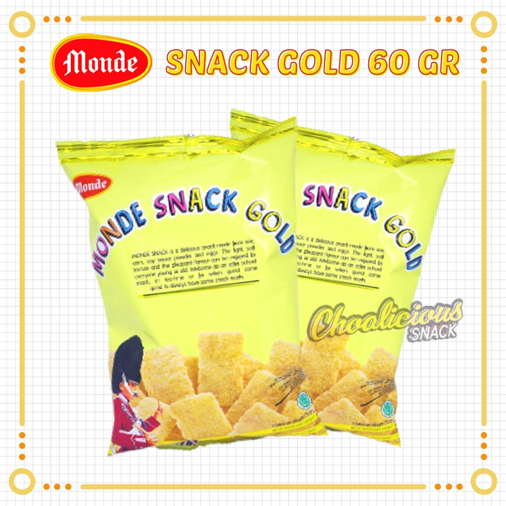 

MONDE Serena Snack Gold @50 gram