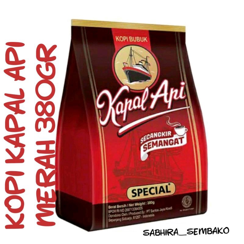 

KOPI KAPAL API SEPESIAL MERAH 380GR/KOPI HITAM