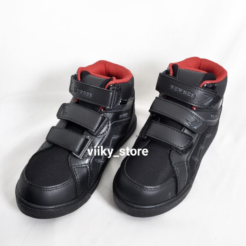 sepatu sekolah anak SD-SMP || sepatu boot hitam