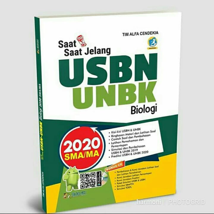 BUKU SAAT-SAAT JELANG USBN UNBK BIOLOGI SMA 2020