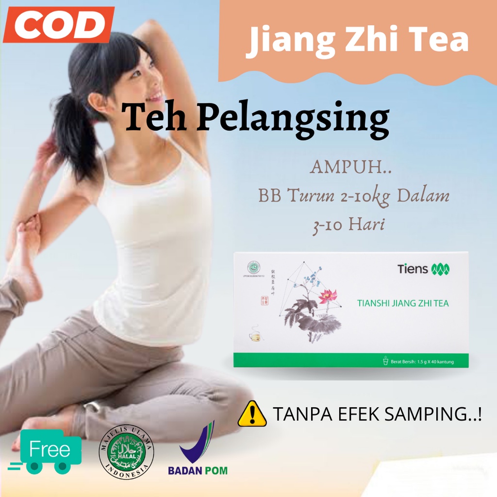 Pelangsing Tubuh Herbal Teh Jiang Zhi Tea Ecer