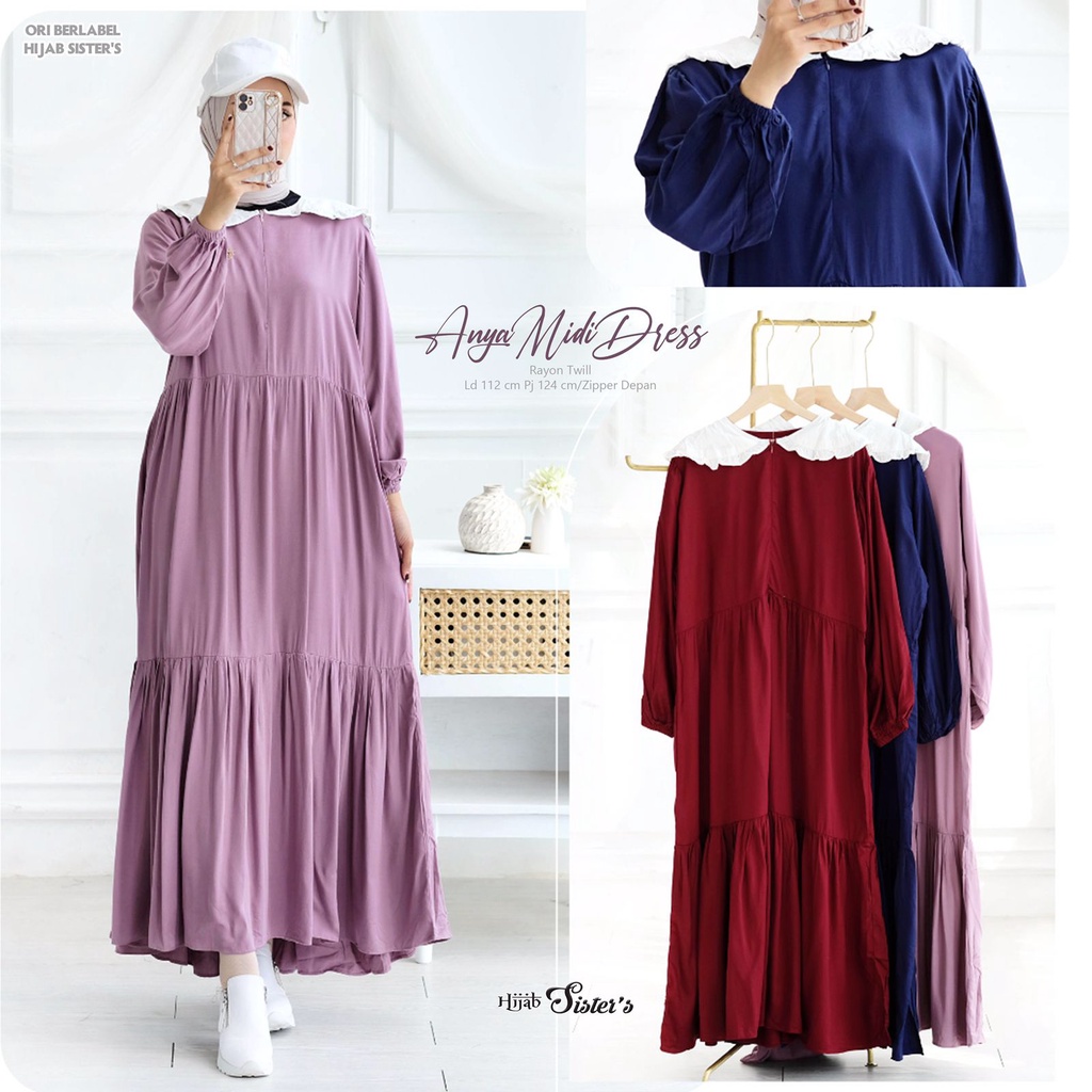Anya Midi Dress By Hijab Sister