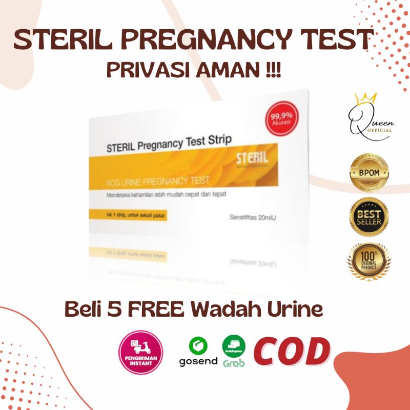 Testpack Test pack Tes hamil test kehamilan Testpack Steril Pregnancy Tes Strip eceran