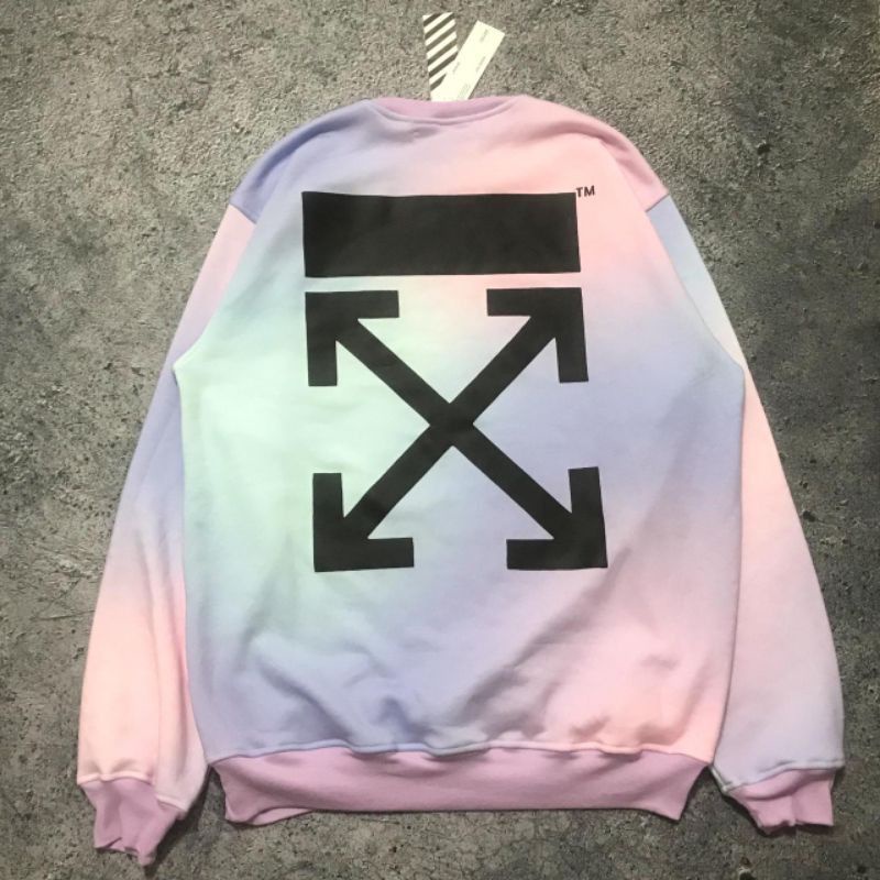 CREWNECK OFF WHITE TIE DIY GALAXY |  OUTERWARE | SWEATER