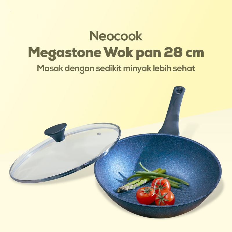 Neocook Megastone Wok Pan 28cm