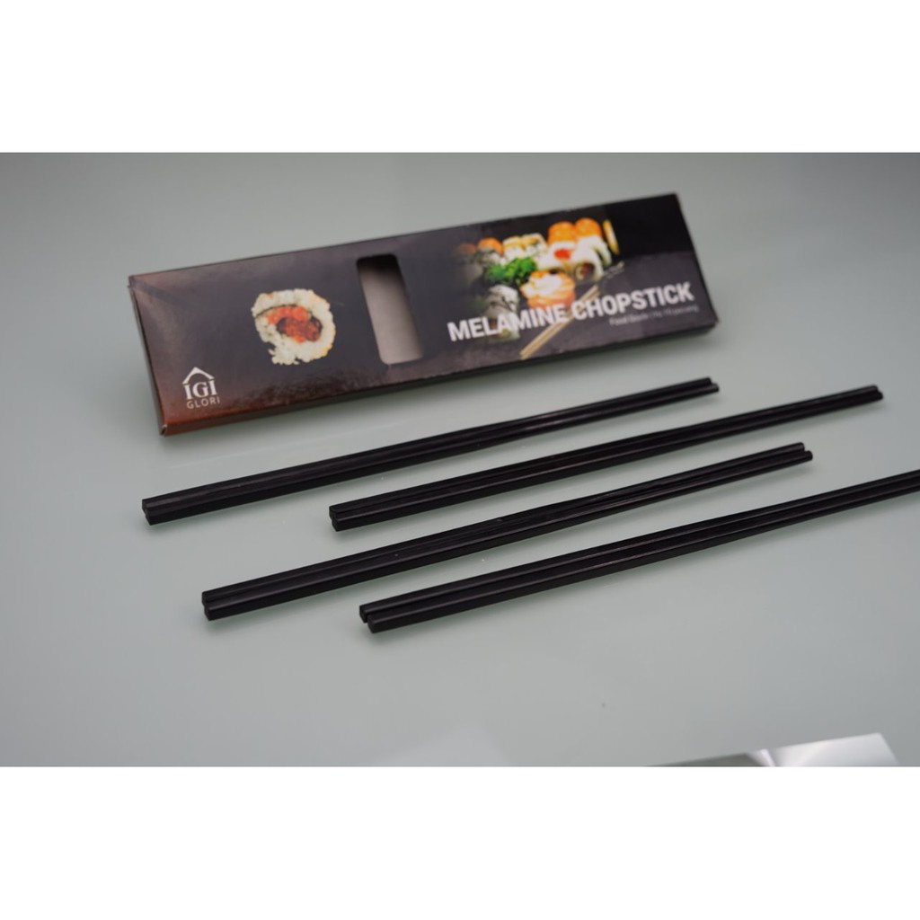 Glori Melamine Sumpit 1 Set (20 pcs.10 pasang) / Sumpit Makan / Chop Stick / Sumpit Mie Melamin G80911