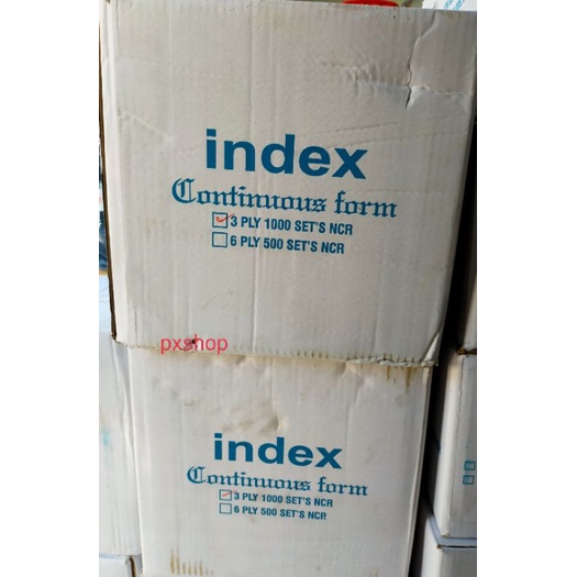 

Continous Form / Kertas Komputer 9,5 × 11 - 3Ply "INDEX