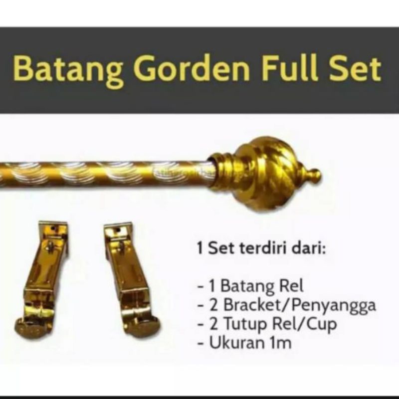 TIANG HORDENG KOMPLIT FULL SET/BATANG GORDEN/TIANG BESI BULAT MURAH