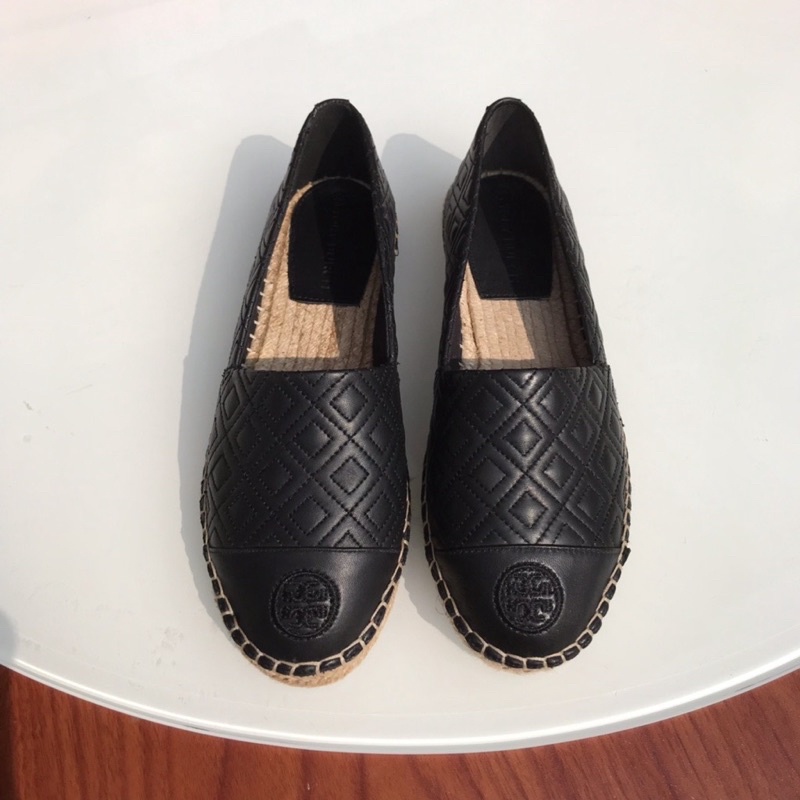 Tory burch quilted espadrille flatshoes