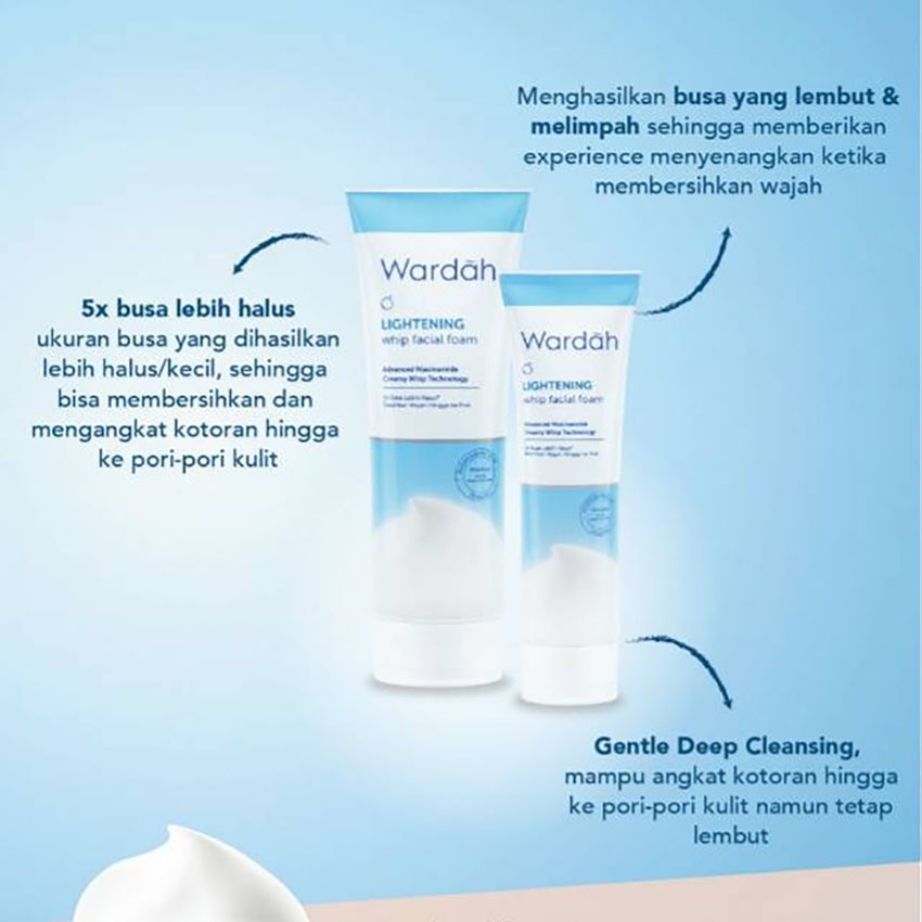 Wardah Lightening Whip Facial Foam