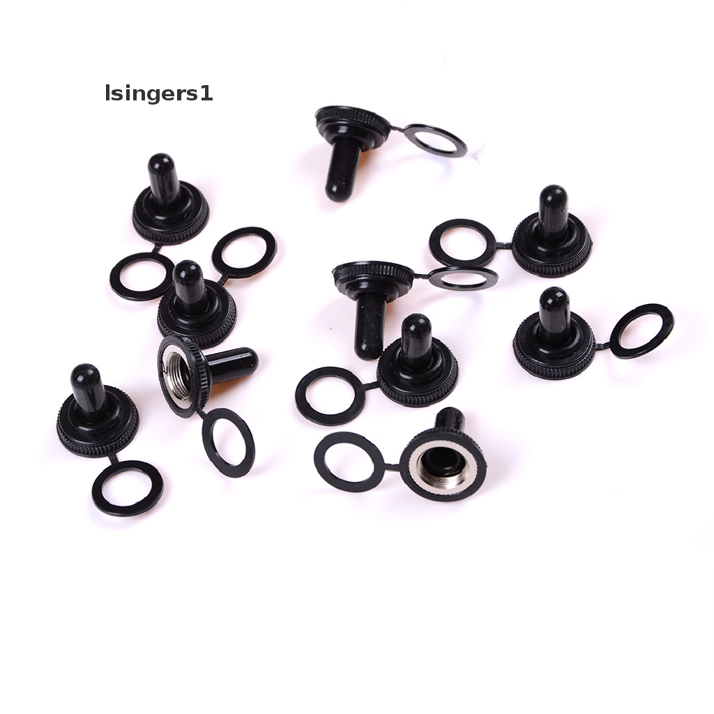 (lsingers1) 10pcs Toggle Switch Diameter 12mm Tahan Air Bahan Karet