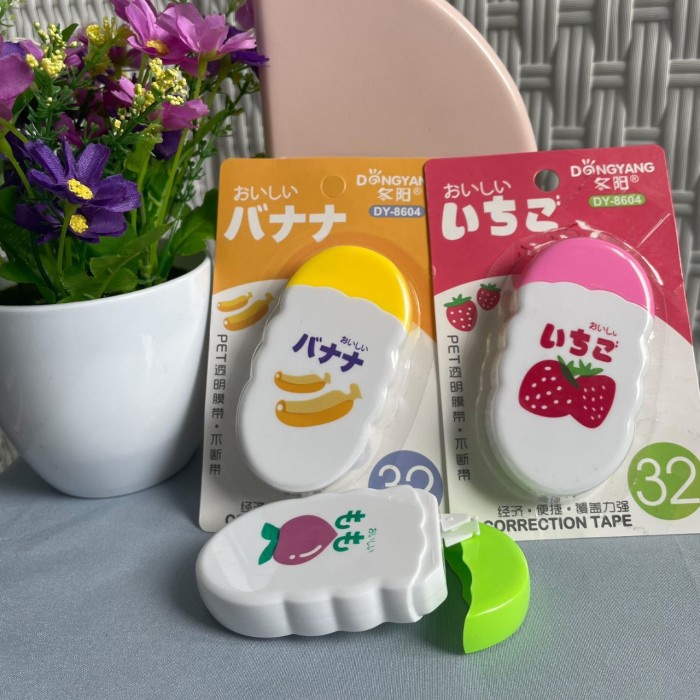 

Eklusif Tip Ex Kertas Model Peach Dong Yang Ukuran Besar Ready 3 Warna Lengkap Murah