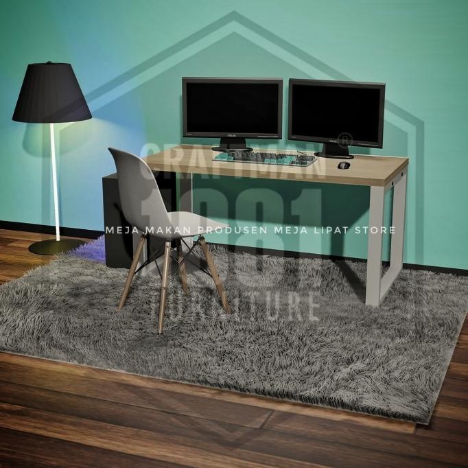 MEJA GAMING KOMPUTER 120X60 KAYU MUDA /MEJA GAMING /MEJA KERJA 120X60 SDF54163ES