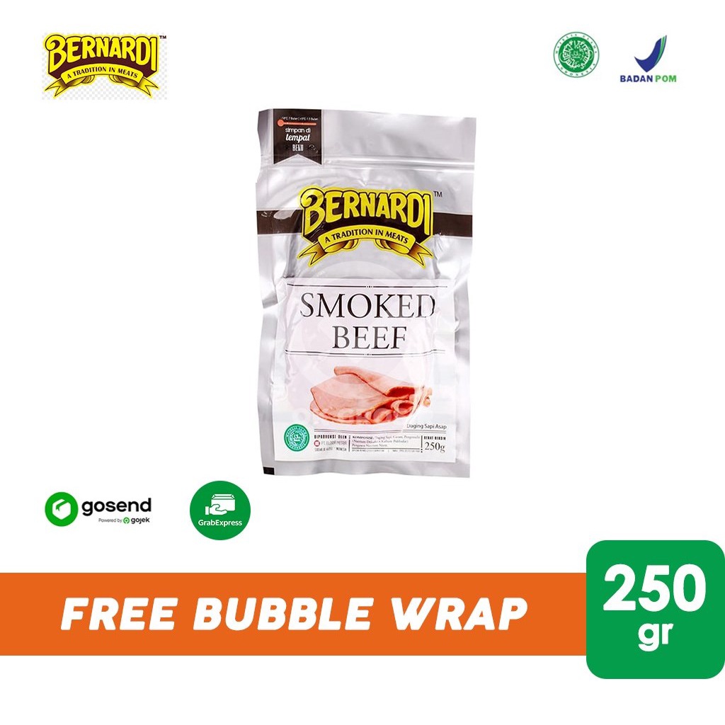 

Bernardi Smoked Beef Bulat 250gr (KHUSUS INSTANT)