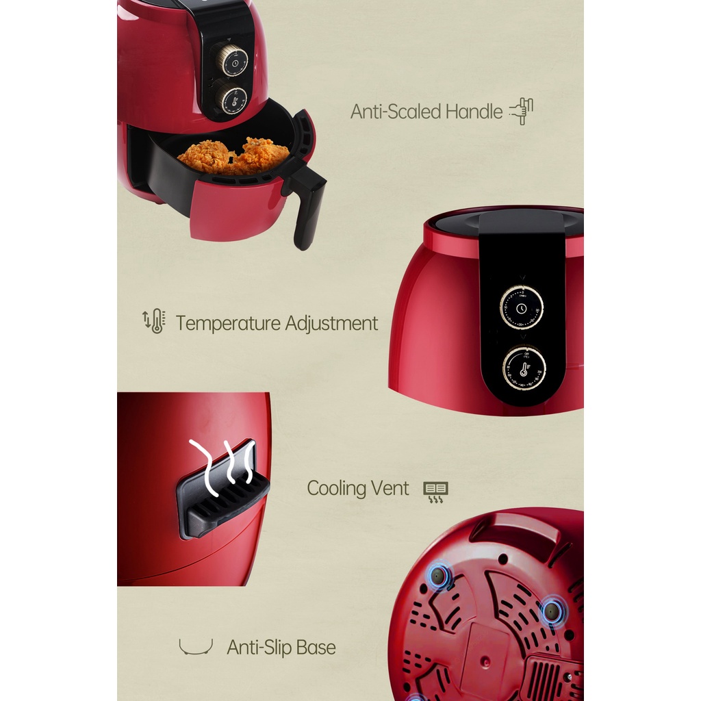 AIR FRYER OLIKE QZG-A15T2 [ORIGINAL]