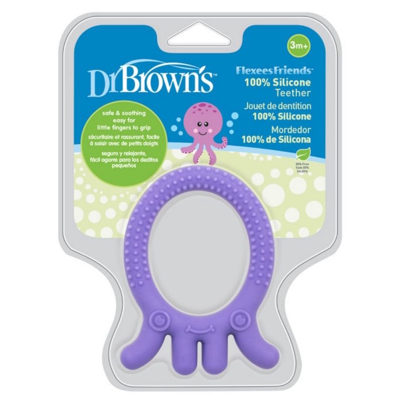 Dr.Brown's Fleexees Friends Octopus Teether/Gigitan Bayi