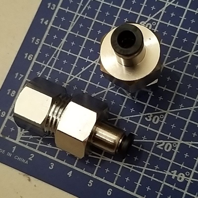 konektor drat 18mm ke selang pu 6mm slip lock