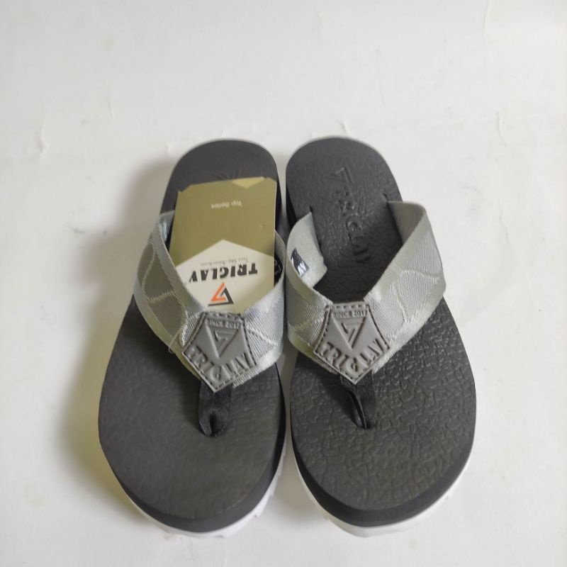 Sandal wanita Triglav original Bilqis hitam abu