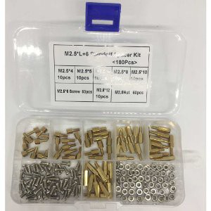 Unik Baut Spacer Set Stand off Spacer Kit M2 5xL 6 180PCS AGOMHZUDGD Murah