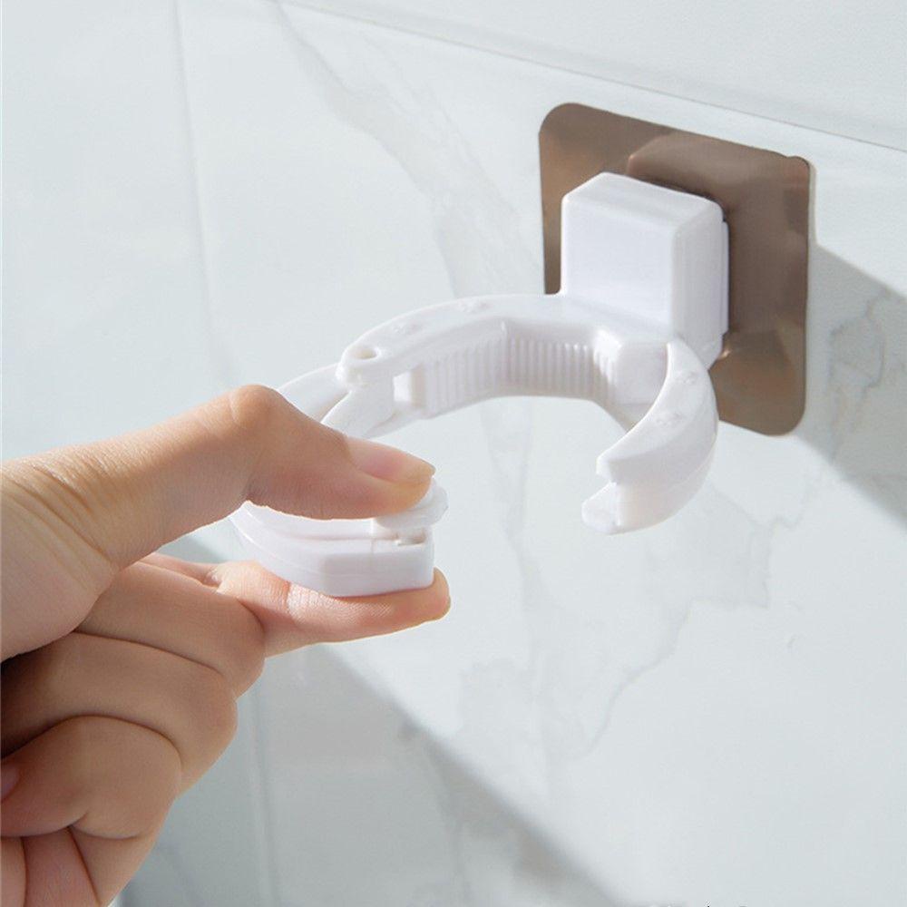 Top Tempat Shampoo Holder Kamar Mandi Organizer Perekat Diri Bebas Pukulan Sabun Cair Shower Gel Gantungan