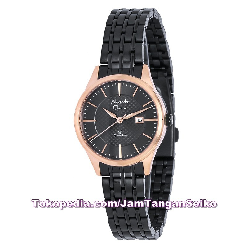 Jam Tangan Wanita Alexandre Christie AC 8453 LD BBRBA Classic Stainles