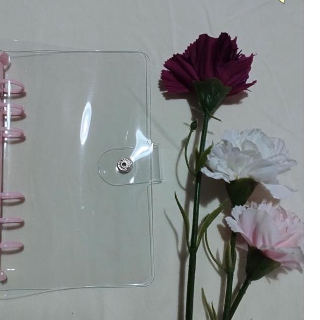 

Barang Terlaris ✸ Binder A5 / A6 Cover PVC Transparan Tebal Jelly Case, Cover Warna, Besi Ring Warna & Polos / Clear Ring 6...