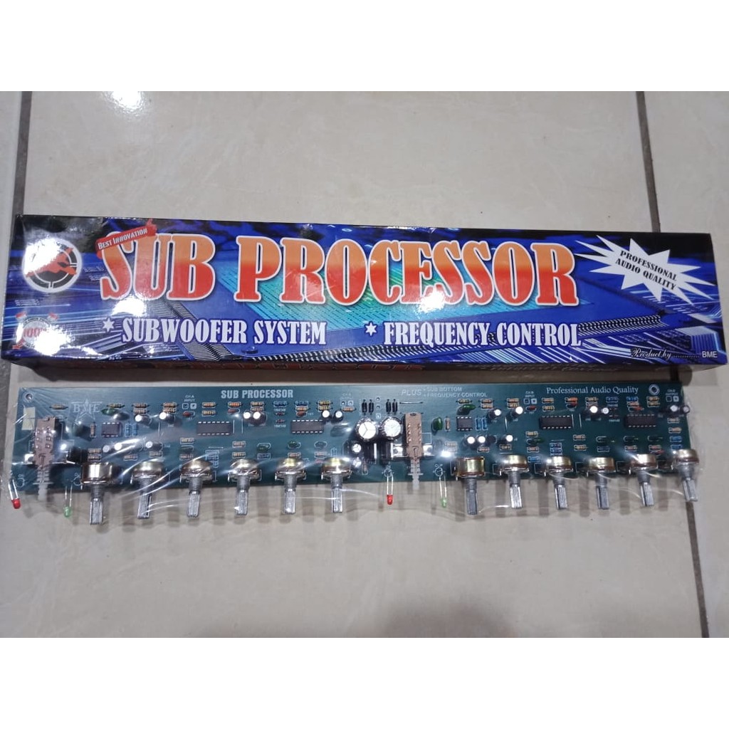 Kit Audio Prosesor + Subwoofer IC LM 324/IC TLO84