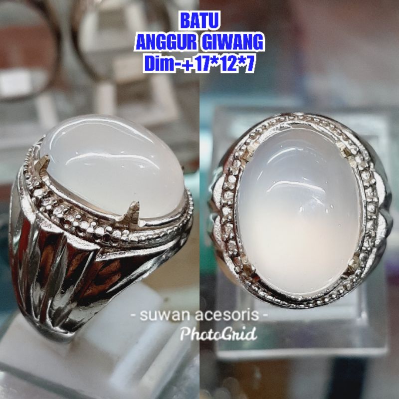 BATU AKIK ANGGUR GIWANG JAMINAN ASLI NATURAL