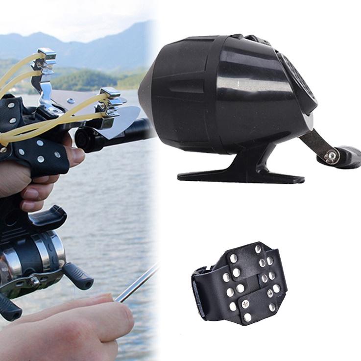 Terlaris.. Reel Ketapel Paser Ikan Dengan Gelang Reel Ketapel Ikan Hitam Reel Slingshot Ikan