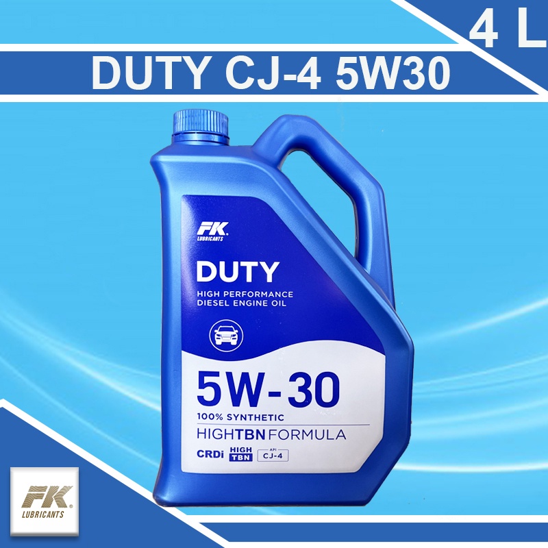 oli, oli fk massimo, oli fk, duty cj-4 100% synthetic, 5w30, 4 liter