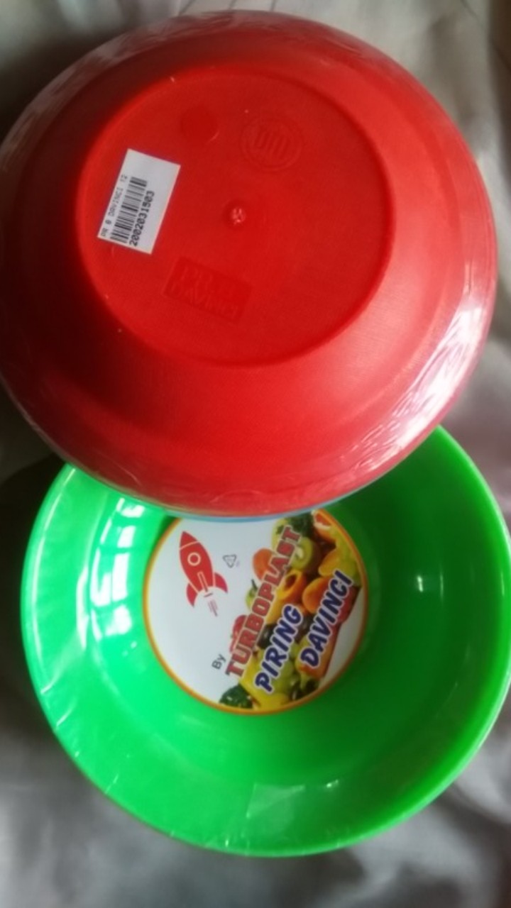 Piring Makan Plastik 8 Davinci Murah