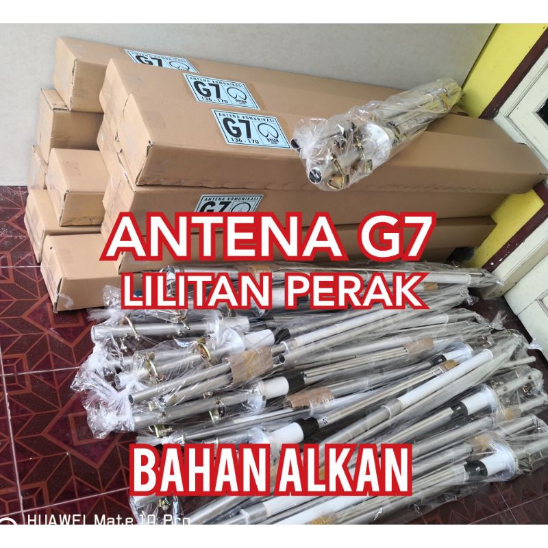ANTENA G7 VHF LILITAN PERAK BAHAN ALKAN MERK BYGEN