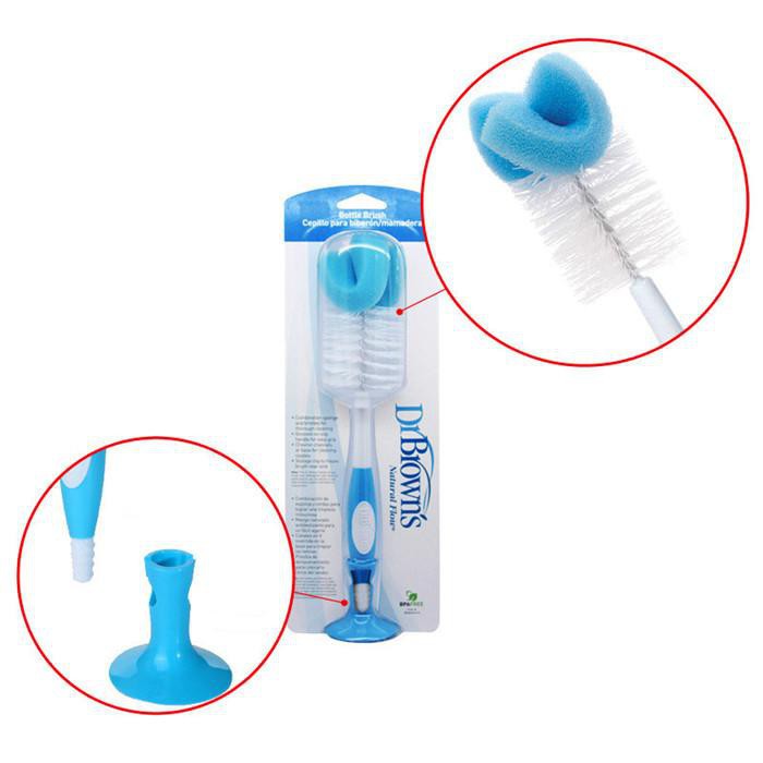 Castle - Dr. Browns Standart Bottle Nipple Brush - Sikat Botol - Pembersih Botol Susu