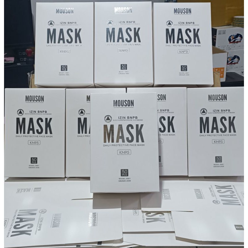 Masker KN95 Face Mask Isi 50pcs Masker KN 95 Disposable Face Mask isi 50pcs
