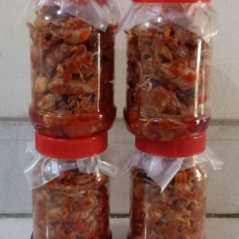 

sambal cumi asin pedas