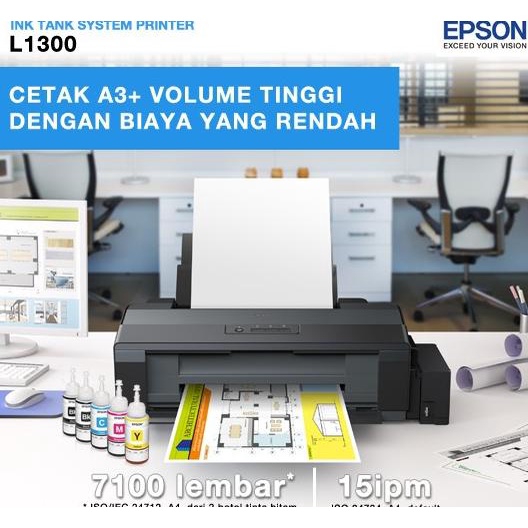 Perdaana Epson Printer L1800 Print A3+ Garansi Resmi A3 Infus Suppor T Ardadinata01