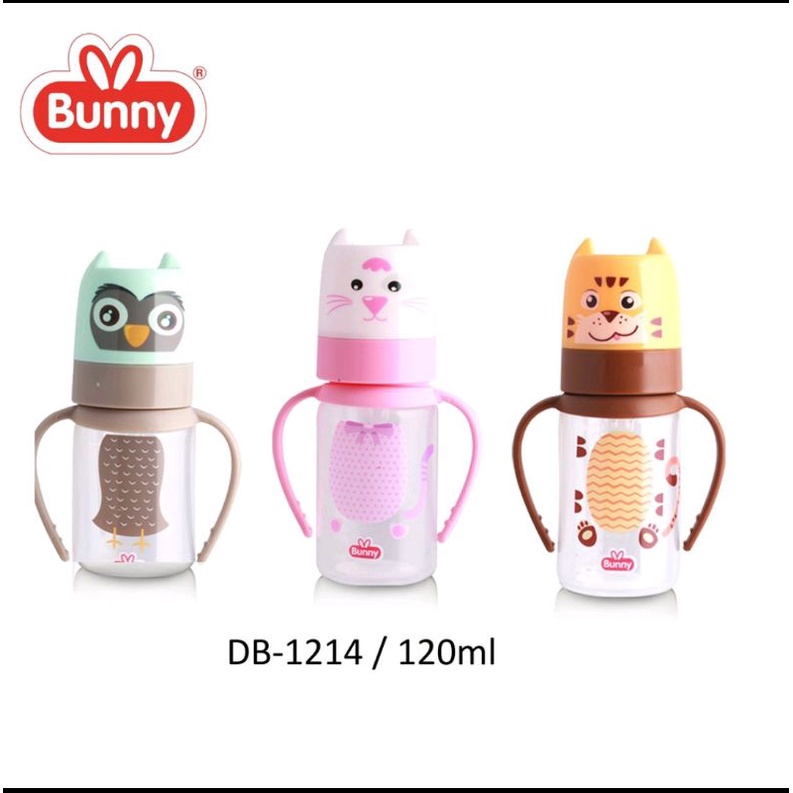 BOTOL SUSU BOTOL MINUM SEDOTAN DODO BOTTLE  SPORT HANDLE CUP LUSTY BUNNY