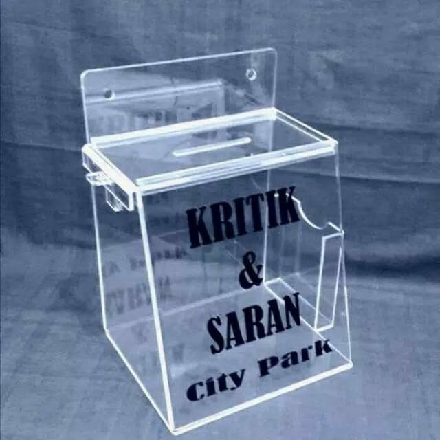 

Acrylic Organizer akrilik kotak saran tulisan request