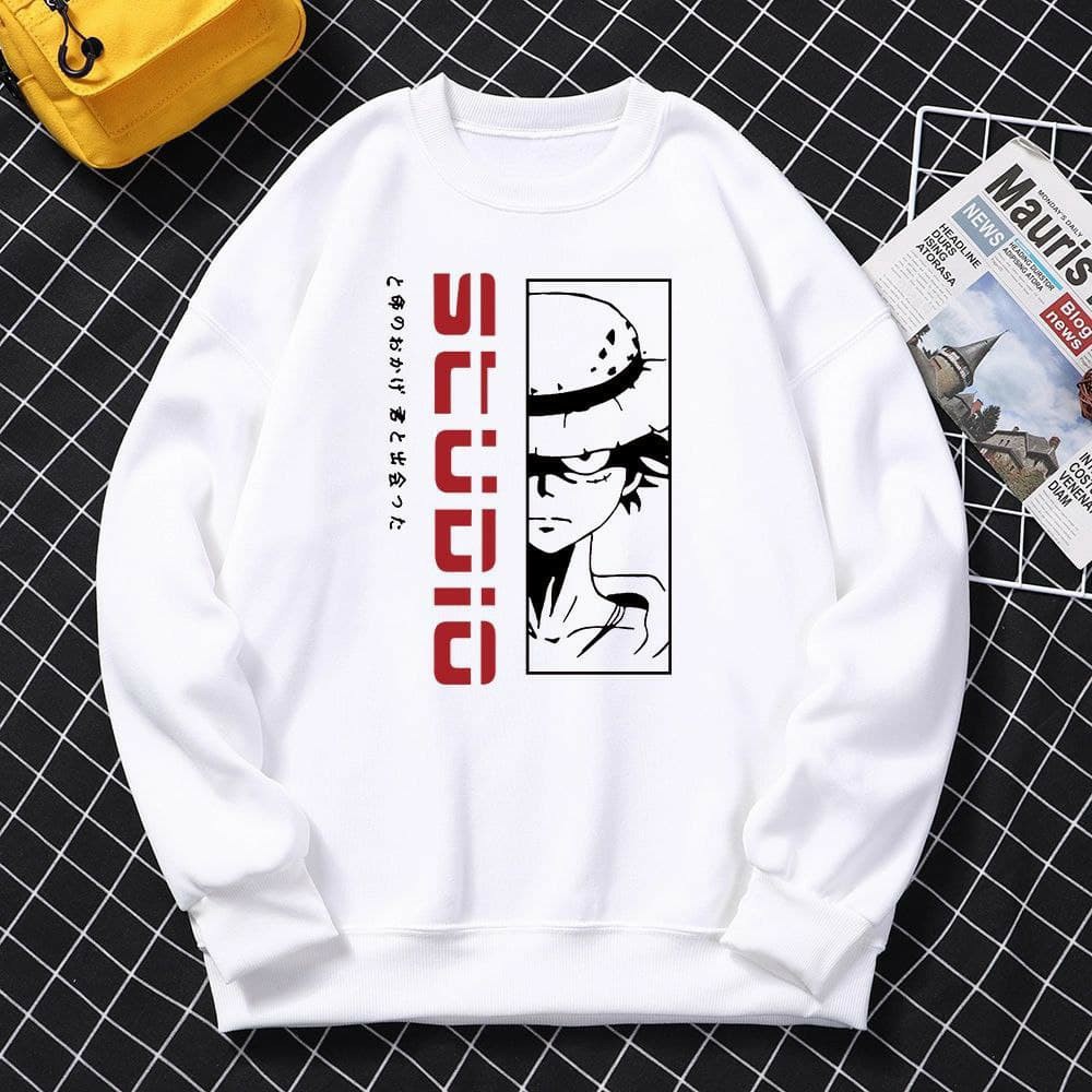 ANIME SWEATER LUFFY STUDIO SWEATER TEBAL /SWEATER UNISEX