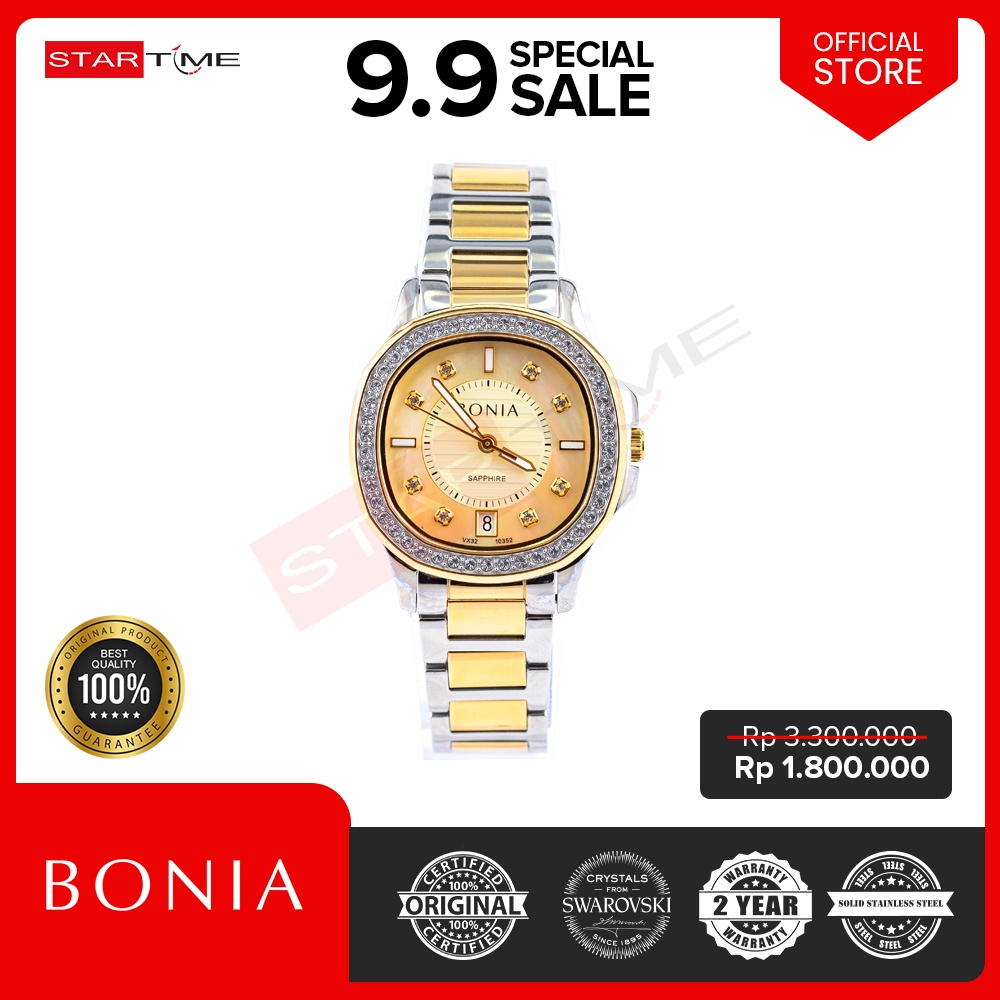 Jam Tangan Wanita Jam Tangan Origina Bonia Premium BP10352-2127S