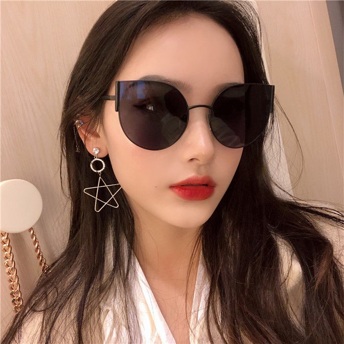 Kacamata Warna Women Sunglasses Korean gf11 Kacamata Fashion Pria / Wanita Cat Eye ACC