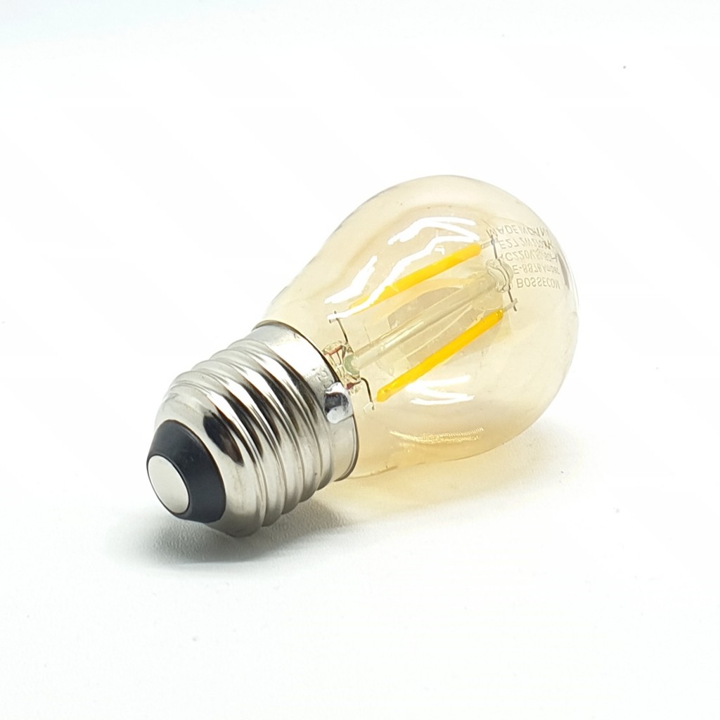 BSC BE-8878 2W E27 G45 2700K Kuning AMBER Lampu Led Filamen Edison Cafe