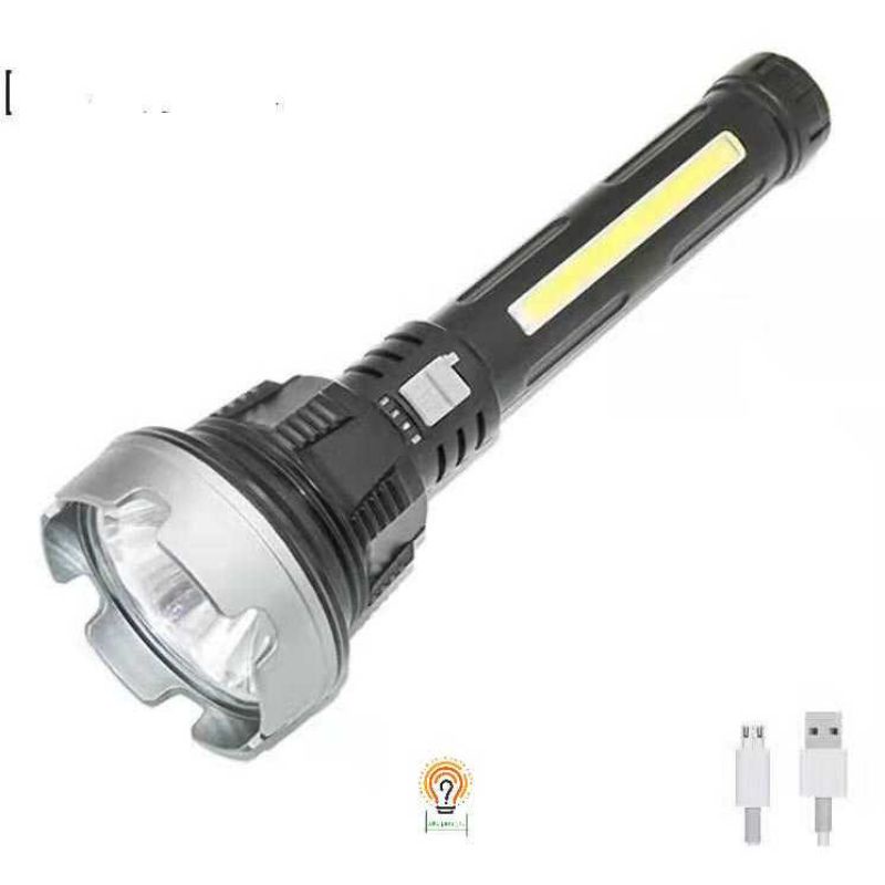 Senter COB USB Charging / Flashlight Senter Super Terang QB 1968 &amp; BL 830