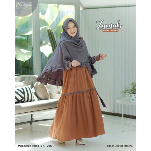 Zaenab syar'i by @saimahijab_official