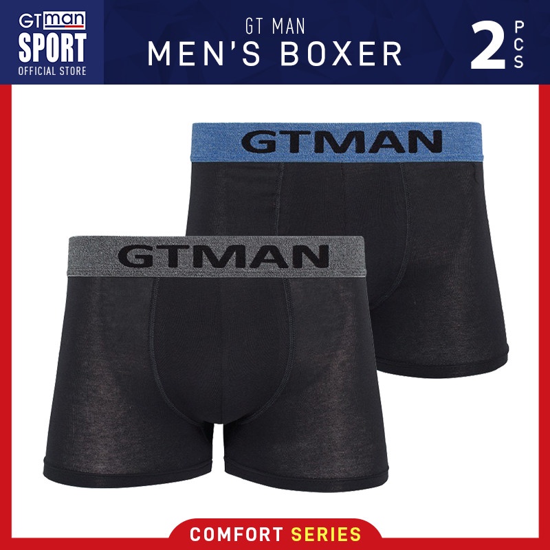 GT Sport Celana Dalam Pria GT Man GTM06 Isi 2 Pcs – Men Boxer Underwear