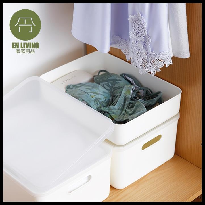 

En Living Shallow Storage Box Large White / Kotak Multifungsi / Kotak Sale [Kode 1|Kode 2|Kode